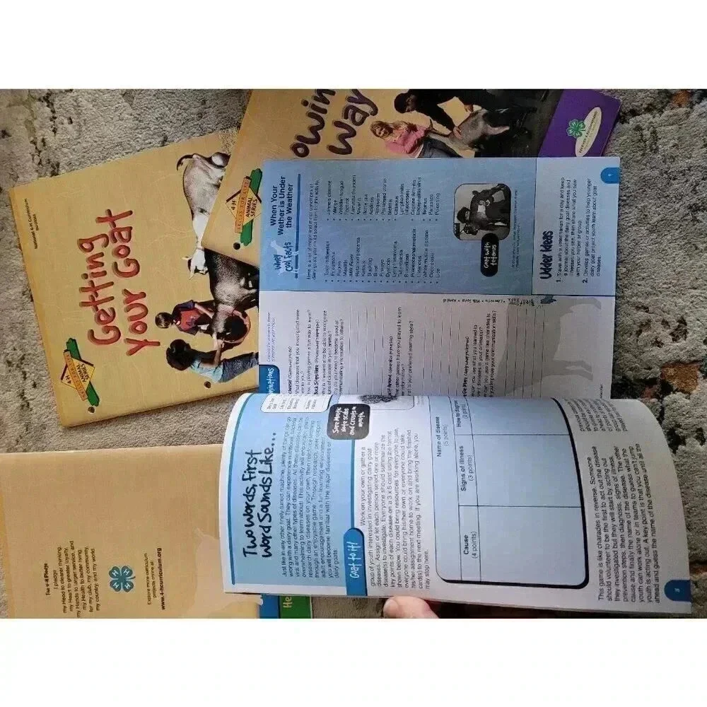 4-H‎ dairy goat project activities book 1, 2, 3 and guide #3